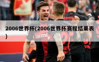 2006世界杯(2006世界杯赛程结果表)
