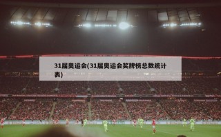 31届奥运会(31届奥运会奖牌榜总数统计表)