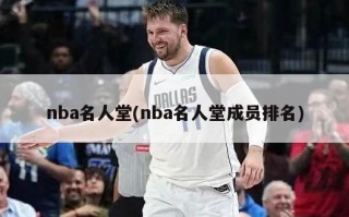 nba名人堂(nba名人堂成员排名)