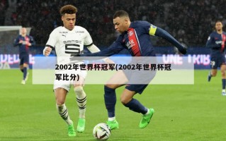 2002年世界杯冠军(2002年世界杯冠军比分)