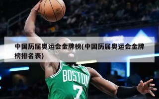 中国历届奥运会金牌榜(中国历届奥运会金牌榜排名表)