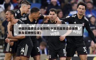 中国历届奥运会金牌数(中国历届奥运会金牌数及奖牌榜位置)