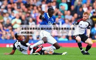卡塔尔世界杯比赛时间表(卡塔尔世界杯比赛时间表格)