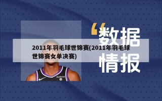 2011年羽毛球世锦赛(2011年羽毛球世锦赛女单决赛)