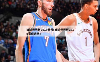 篮球世界杯2019赛程(篮球世界杯2019赛程表格)