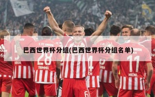 巴西世界杯分组(巴西世界杯分组名单)