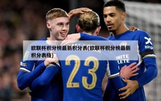 欧联杯积分榜最新积分表(欧联杯积分榜最新积分表格)