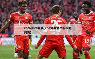 cba6月20复赛(cba复赛第二阶段时间表)