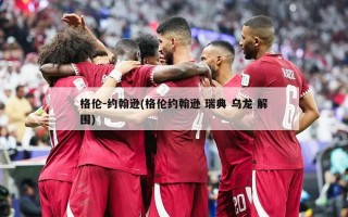 格伦-约翰逊(格伦约翰逊 瑞典 乌龙 解围)